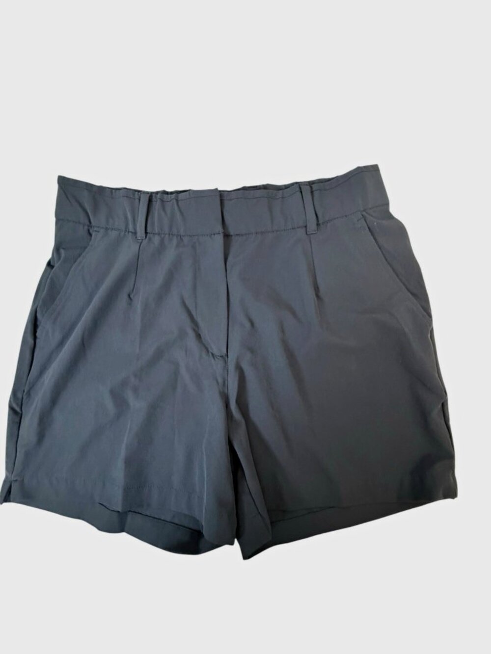 Nike Dri-Fit Women's Shorts Size Large NAVY Blue Golf Hiking Active Wear READ